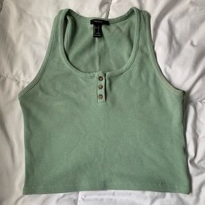 Pistachio green tank top